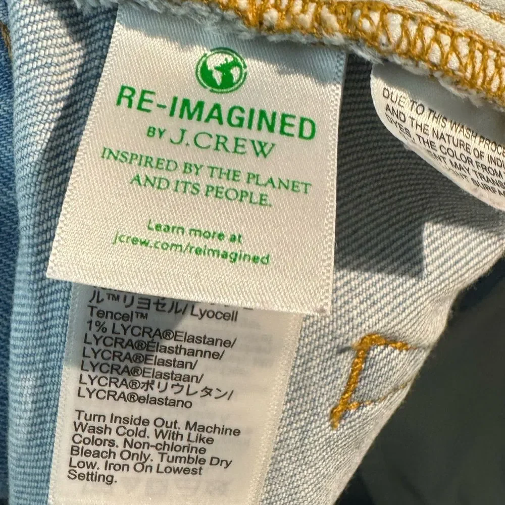 🥑5/$25 J Crew Factory Size 28 Jeans Light Wash Denim Pants 9